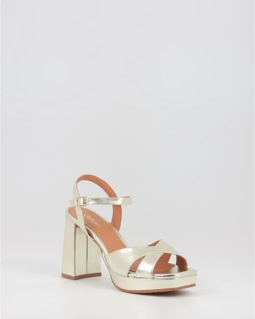 Sandalias Oskarbi 2253 Platino
