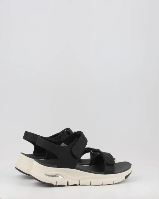 Sandalias Skechers Arch Fit - Touristy 119247 Negro