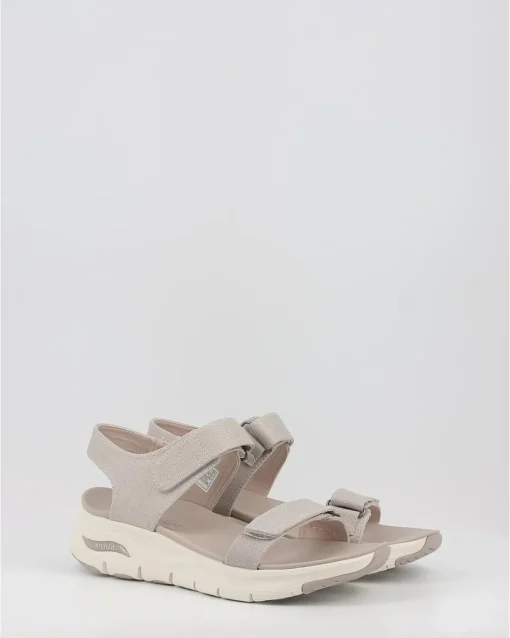 Sandalias Skechers Arch Fit - Touristy 119247 Taupe