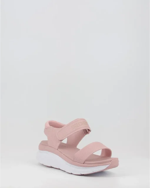 Sandalias Skechers D'Lux Walker - New Block 119226 Rosa