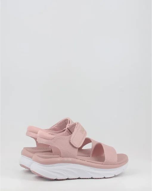Sandalias Skechers D'Lux Walker - New Block 119226 Rosa