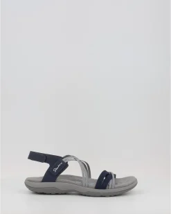 Sandalias Skechers Reggae Slim - Takes Two 163112 Azul