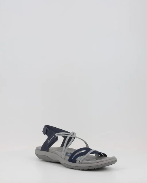 Sandalias Skechers Reggae Slim - Takes Two 163112 Azul