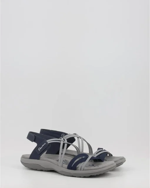 Sandalias Skechers Reggae Slim - Takes Two 163112 Azul