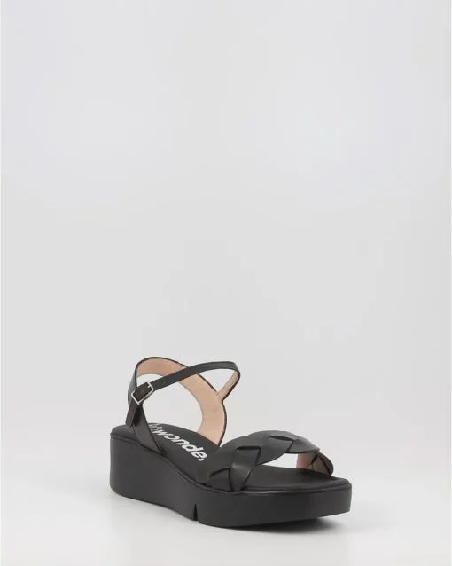 Sandalias Wonders B-7931 Negro