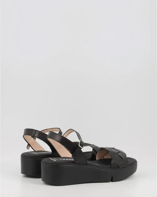 Sandalias Wonders B-7931 Negro