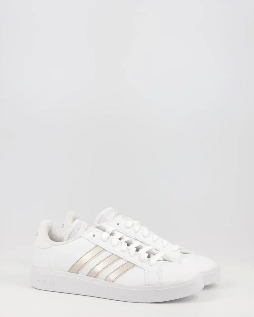 Zapatillas Adidas Grand Court Base 2 Gw9263 Blanco