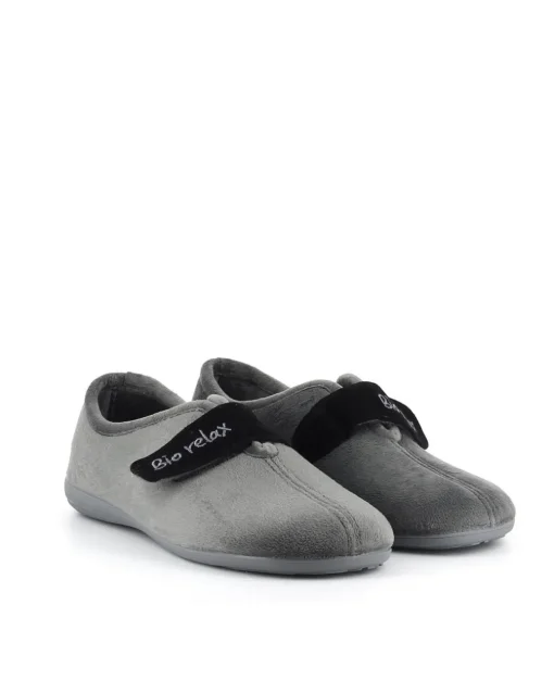 Zapatillas De Casa Biorelax 13586 Suapel Gris