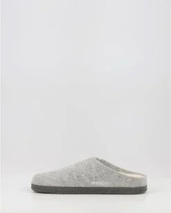 Zapatillas De Casa Birkenstock Zermatt Shearling Fe Gris