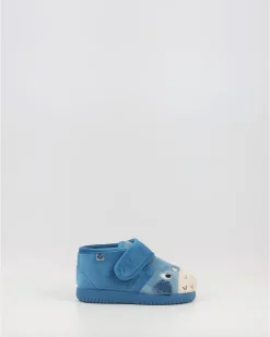 Zapatillas De Casa Victoria Ojala Animales 105119 Azul