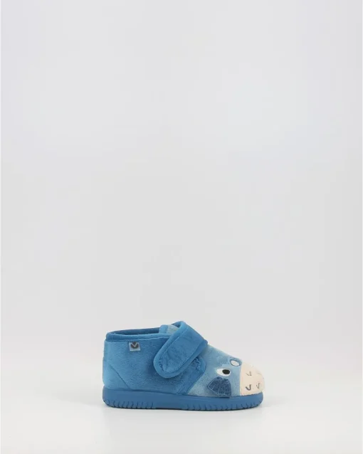 Zapatillas De Casa Victoria Ojala Animales 105119 Azul