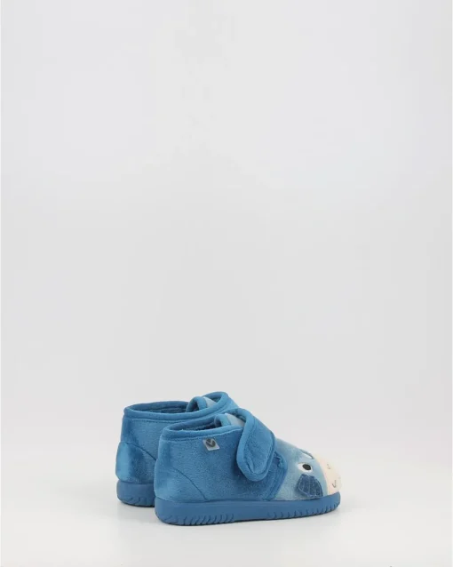 Zapatillas De Casa Victoria Ojala Animales 105119 Azul