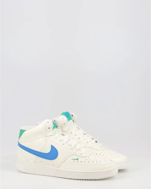 Zapatillas Nike Court Vision Mid Cd5436-105 Blanco