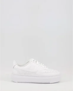 Zapatillas Nike Court Vision Alta Leather Dm0113 Blanco