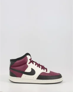 Zapatillas Nike Court Vision Mid Next Nature Dn3577 Granate