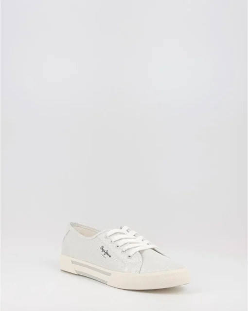 Zapatillas Pepe Jeans Brady Party W Pls31439 Plata