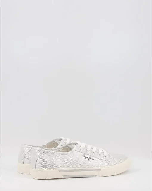 Zapatillas Pepe Jeans Brady Party W Pls31439 Plata