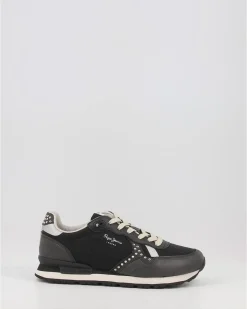 Zapatillas Pepe Jeans Brit Print Sid W Pls31525 Negro