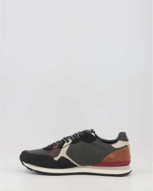 Zapatillas Pepe Jeans Brit Print M Pms30984 Negro