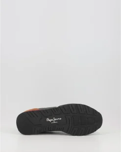 Zapatillas Pepe Jeans Brit Print M Pms30984 Negro