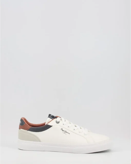 Zapatillas Pepe Jeans Kenton Court Pms30839 Blanco
