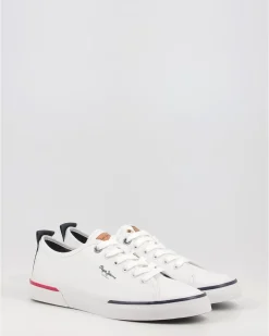Zapatillas Pepe Jeans Kenton Smart 22 Pms30811 Blanco