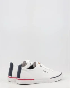 Zapatillas Pepe Jeans Kenton Smart 22 Pms30811 Blanco