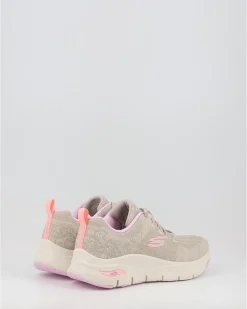 Zapatillas Skechers Arch Fit - Comfy Wave 149414 Taupe