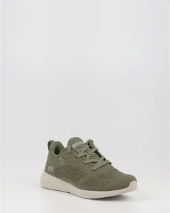 Zapatillas Skechers Bobs Squad Ghost Star 117074 Verde