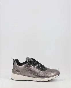 Zapatillas Skechers Bobs Squad Sparkle Life 33155 Metalizado