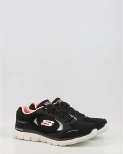 Zapatillas Skechers Flex Appeal 4.0 True Clarity 149299 Negro