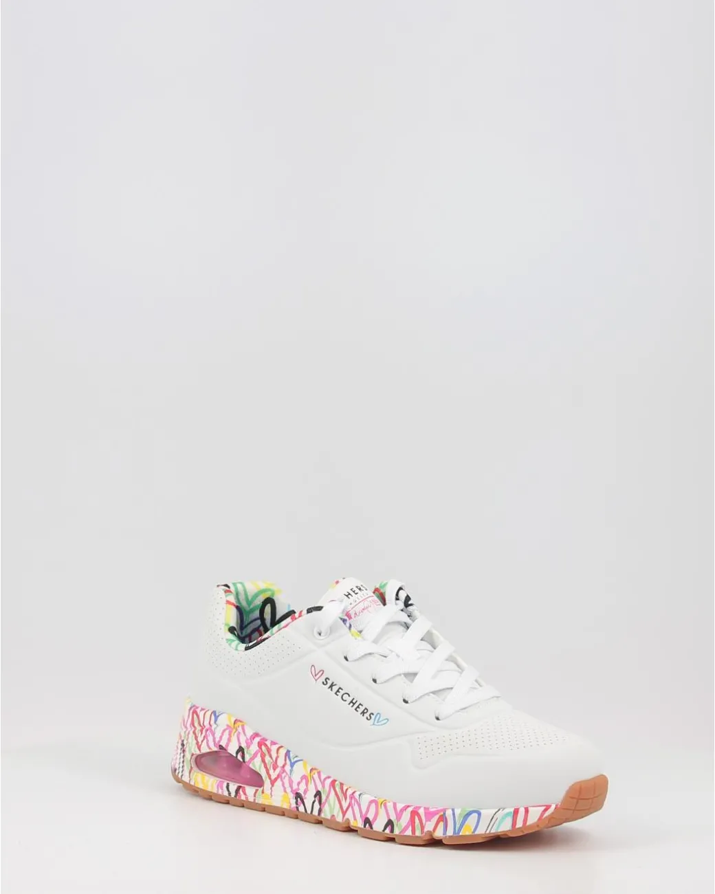 Zapatillas Skechers Jgoldcrown Uno - Loving Love 155506 Blanco