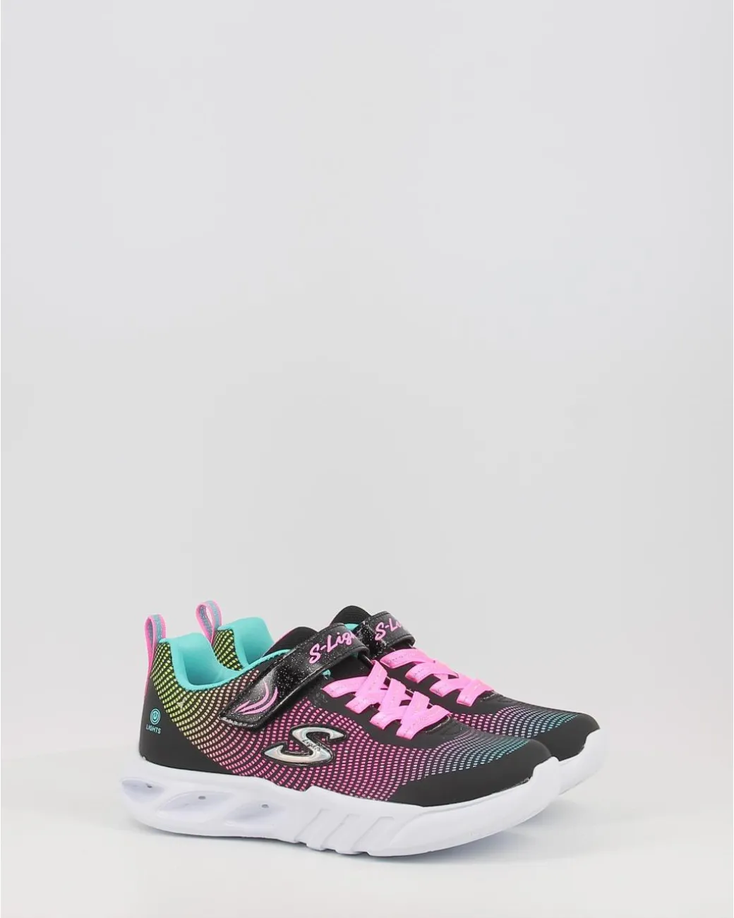 Zapatillas Skechers S Lights: Flicker Flash 303700L Negro