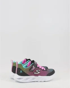 Zapatillas Skechers S Lights: Flicker Flash 303700L Negro