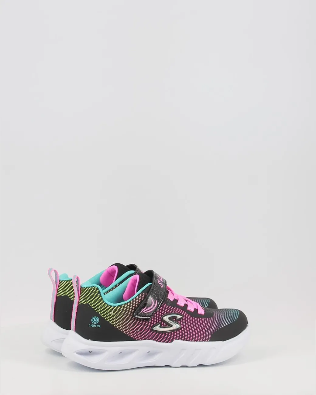 Zapatillas Skechers S Lights: Flicker Flash 303700L Negro