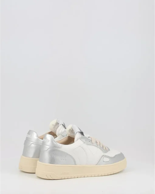 Zapatillas Victoria Seul Metal Efecto Piel Plata