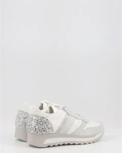 Zapatos Deportivos Cetti 847 Ante Raso Blanco