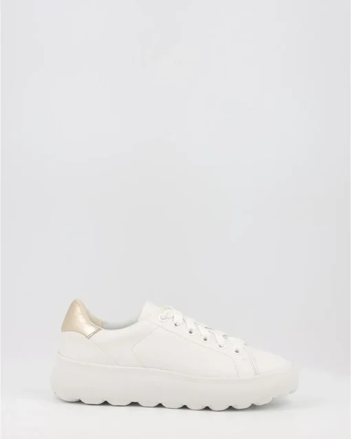 Zapatos Deportivos Geox D Spherica Ec4.1 - D35Tcb 085Y2 C0232 Blanco