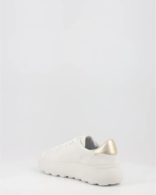 Zapatos Deportivos Geox D Spherica Ec4.1 - D35Tcb 085Y2 C0232 Blanco