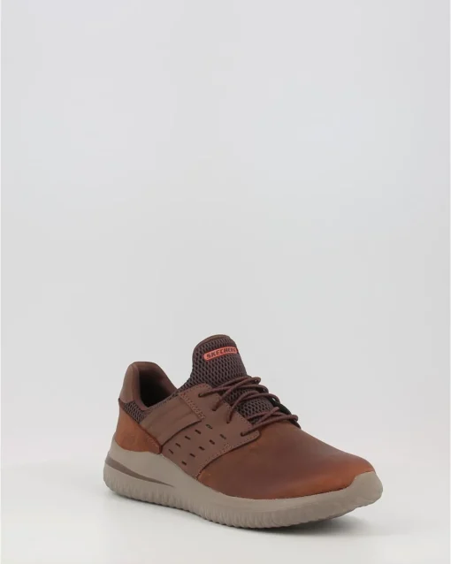 Zapatos Deportivos Skechers Delson 3.0 Ezra 210308 Cuero