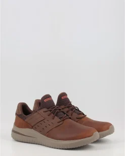 Zapatos Deportivos Skechers Delson 3.0 Ezra 210308 Cuero