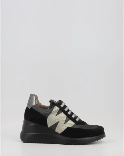 Zapatos Deportivos Wonders G-6612-T Negro