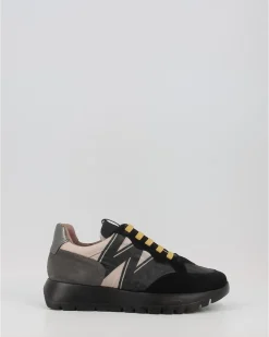 Zapatos Deportivos Wonders A-2452-T Negro