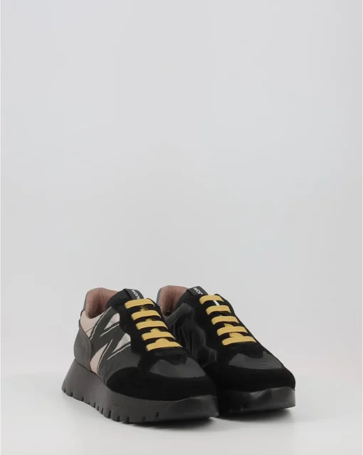 Zapatos Deportivos Wonders A-2452-T Negro