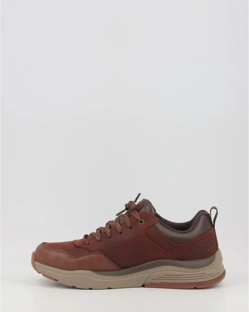 Zapatos Skechers Benago Hombre 210021 Cuero