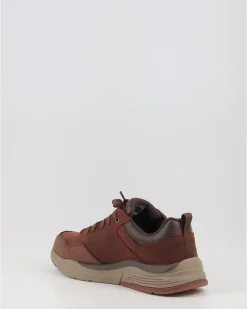 Zapatos Skechers Benago Hombre 210021 Cuero