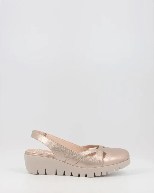 Zapatos Wonders Sevilla C-33290 Platino