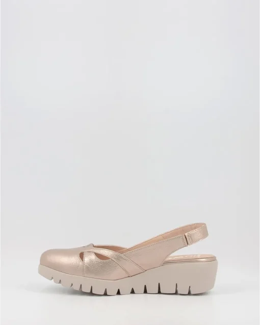 Zapatos Wonders Sevilla C-33290 Platino