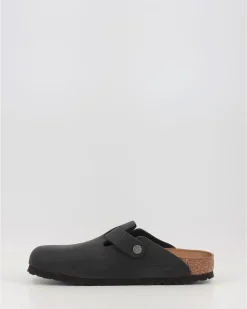 Zuecos Birkenstock Boston Leoi Negro