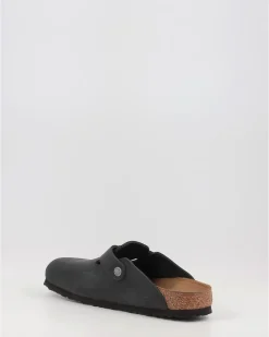 Zuecos Birkenstock Boston Leoi Negro